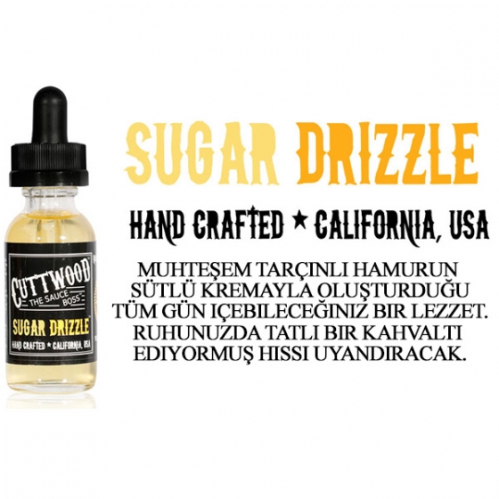 CuttWood Sugar Drizzle 30ml Elektronik Sigara Likiti - Görsel 3