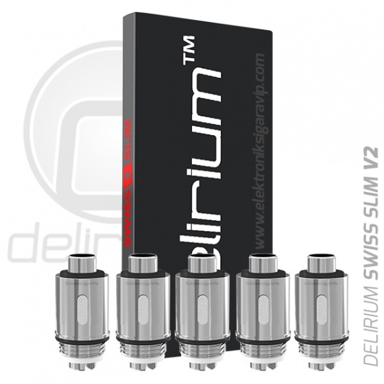 Delirium Swiss Slim V2 İç Atomizer - Yedek Coil - 5 Adet
