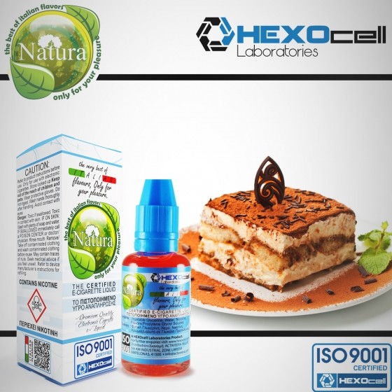 Natura 30ml Hexocell Tiramisu Elektronik Sigara Likiti