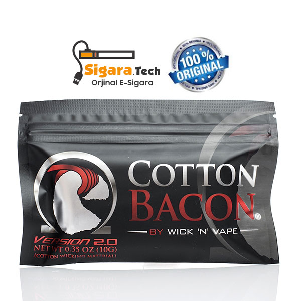 Wick 'N' Vape Cotton Bacon V2 Organik Pamuk