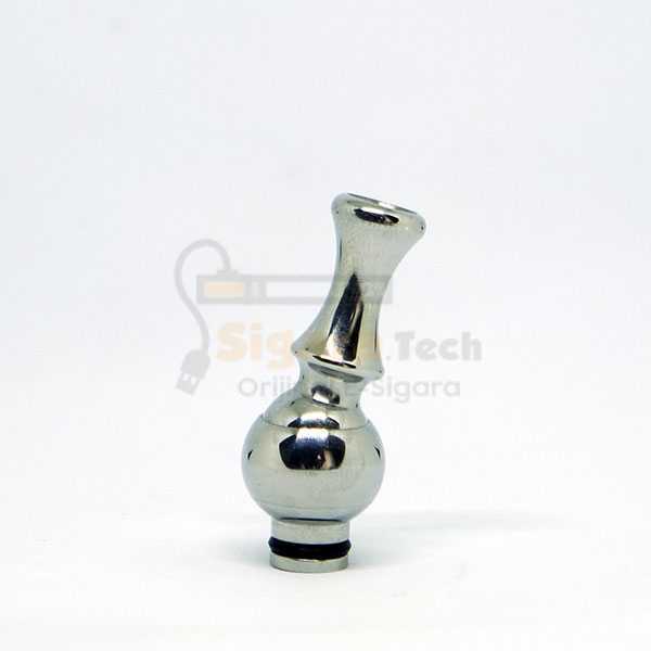 360 Derece Dönebilen Çelik Drip Tip (510 Tip) - Görsel 2