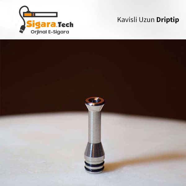 Kavisli Çelik Uzun Drip Tip