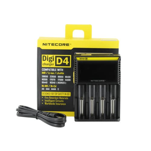Nitecore Digi Charger D4 4'lü Pil Şarj Cihazı