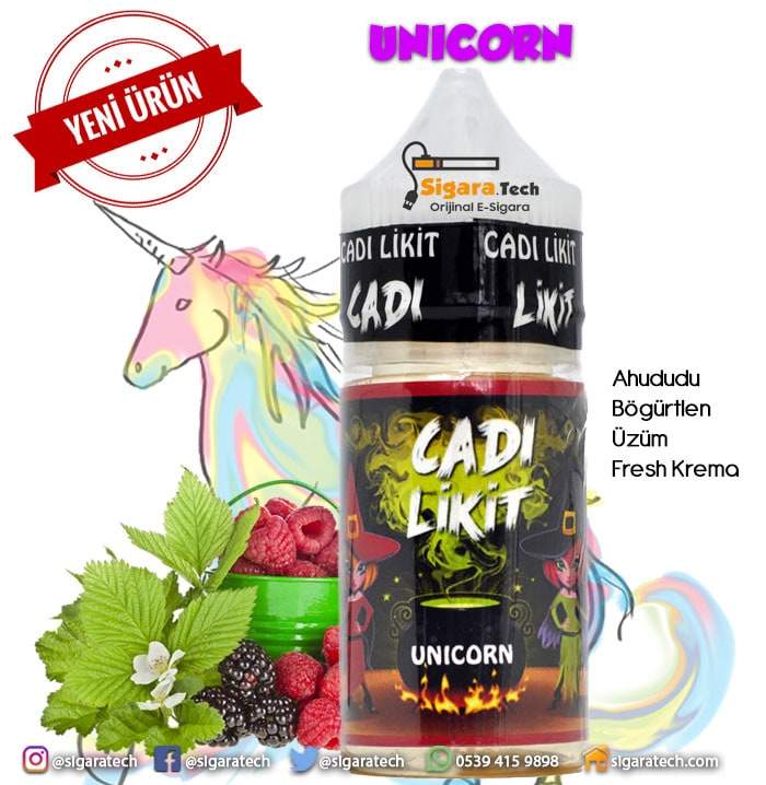 Cadı Likit - Unicorn - 30ml Elektronik Sigara Likiti - Görsel 2