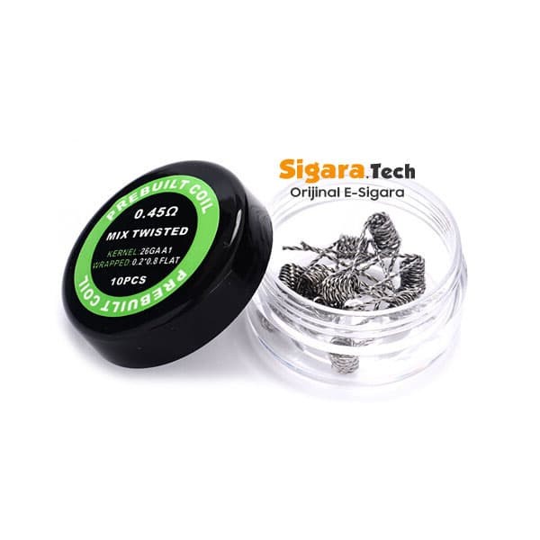 Mix Twisted Coil 0.45 oHm 10'lu Paket