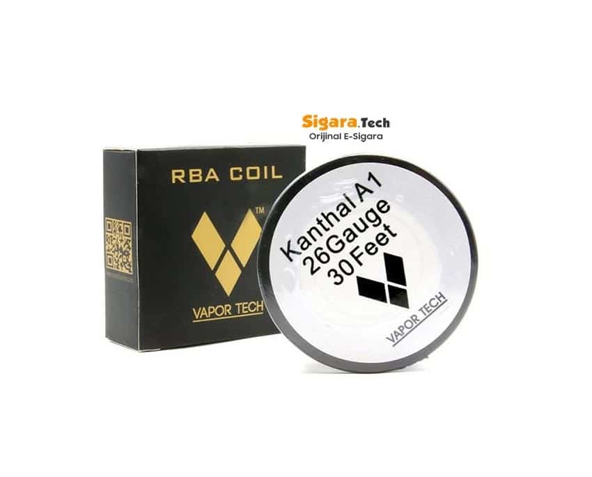 Vapor Tech Kanthal A1 26ga 0.40 mm Elektronik Sigara Teli 30 ft