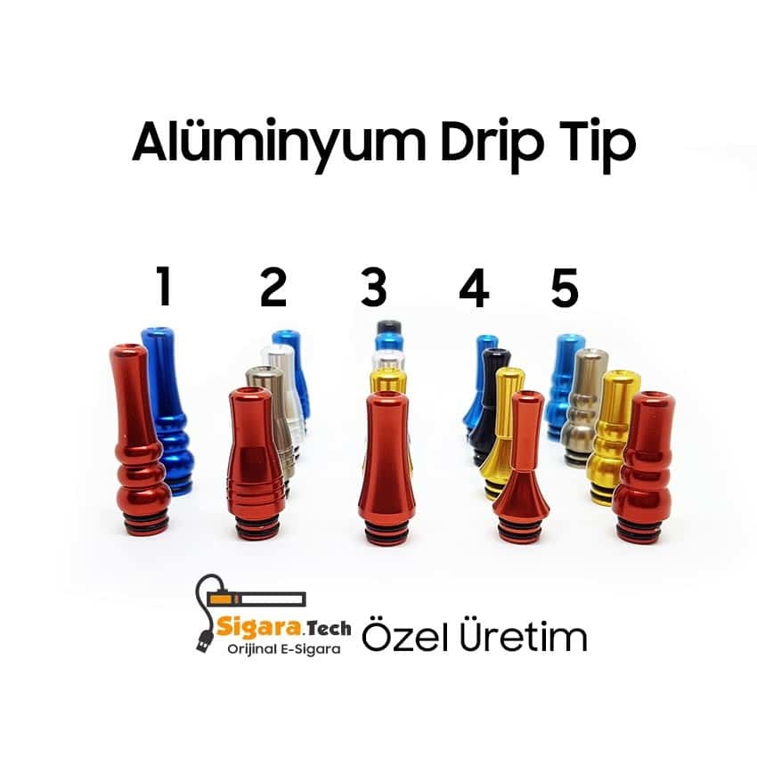 Özel Üretim Alüminyum Drip Tip - Görsel 2