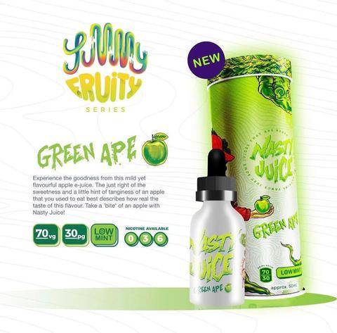 Nasty Juice Green Apple 50ml Elektronik Sigara Likiti - Görsel 3