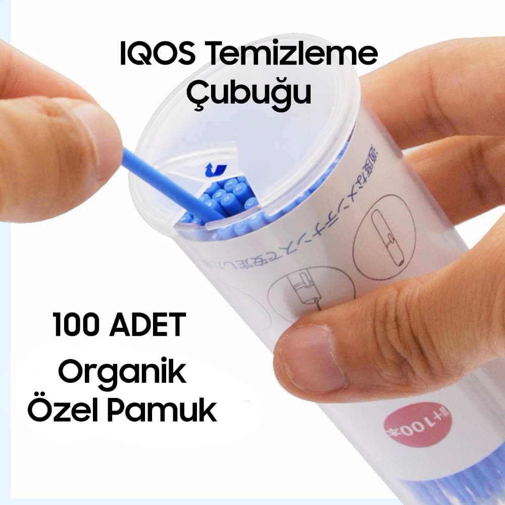 IQOS Özel Temizleme Çubuğu - 100 Adet - Görsel 2