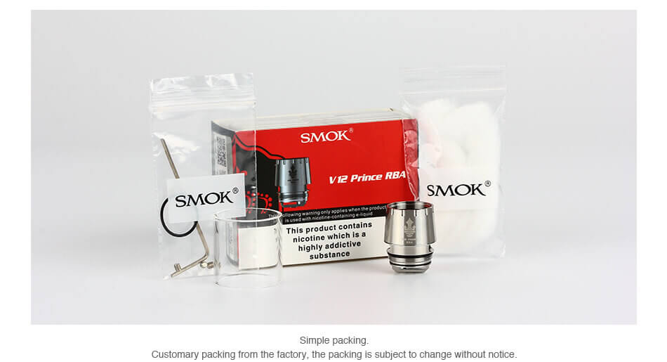 Smok V12 Prince RBA Coil İç Atomizer - Görsel 3