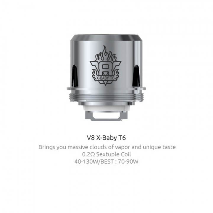 Smok V8 X Baby T6 Coil İç Atomizer (3lü paket) - Görsel 2