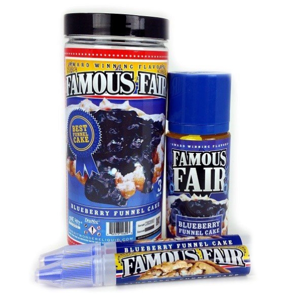 One Hit Wonder Famous Fair Blueberry Funnel Cake 100ml Likit - Görsel 4