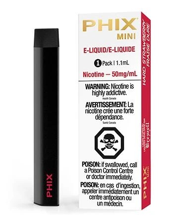 PHIX Mini HARD STRAWBERRY - Tek Kullanımlık