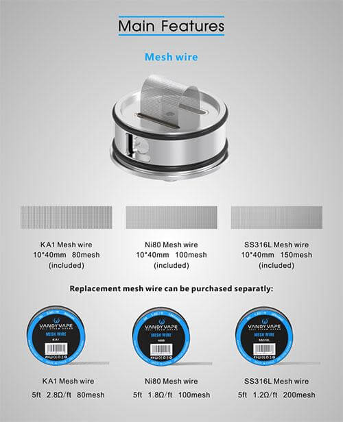 Vandyvape Mesh RDA Atomizer - Görsel 5