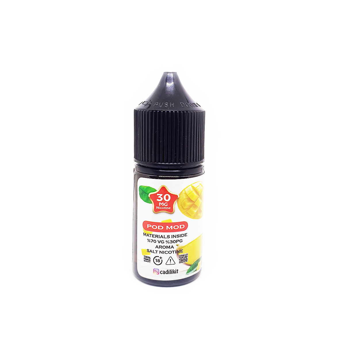 Vape Salt Mango Ice 30ml - Salt Likit - Görsel 2