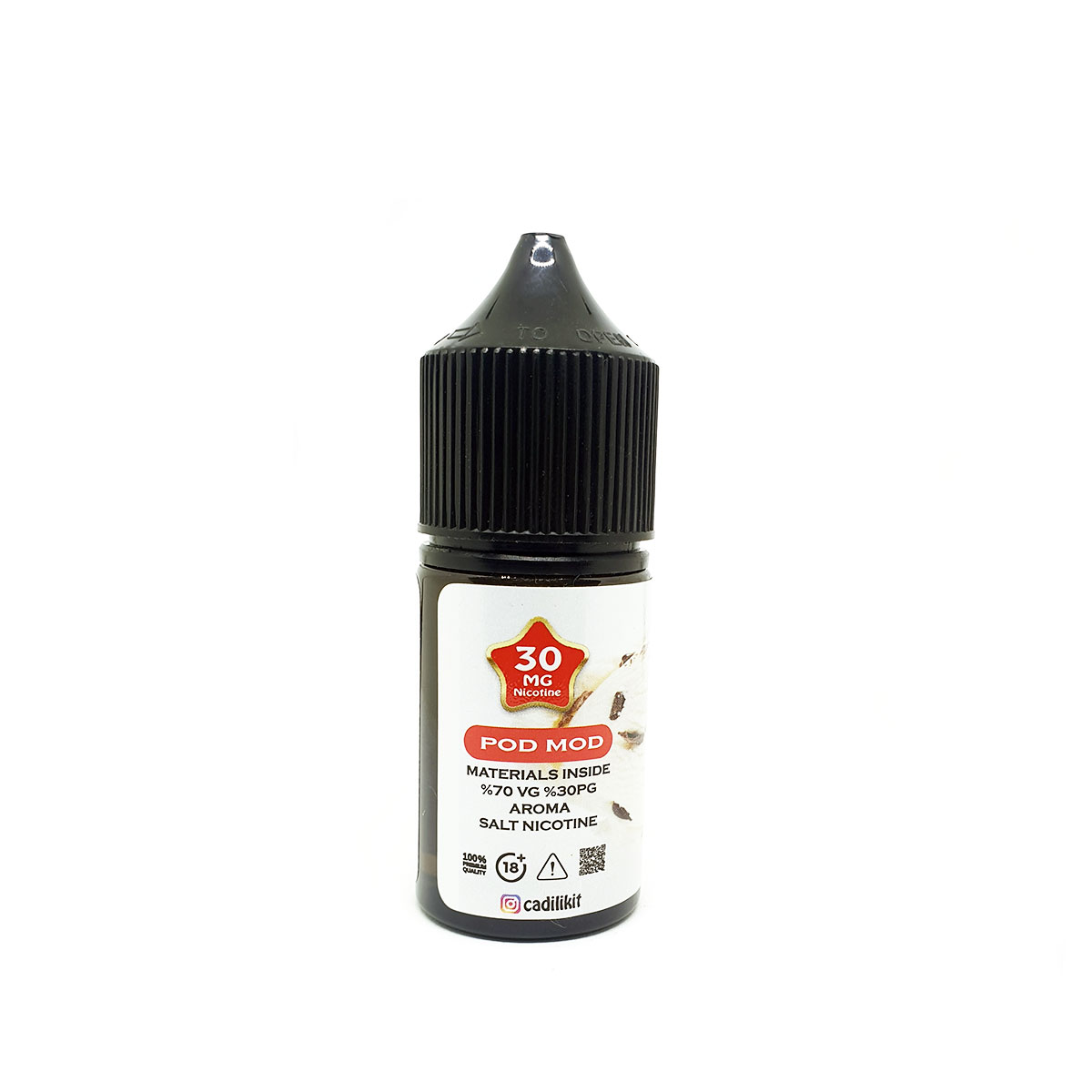 Vape Salt Vanilla Ice 30ml - Salt Likit - Görsel 2